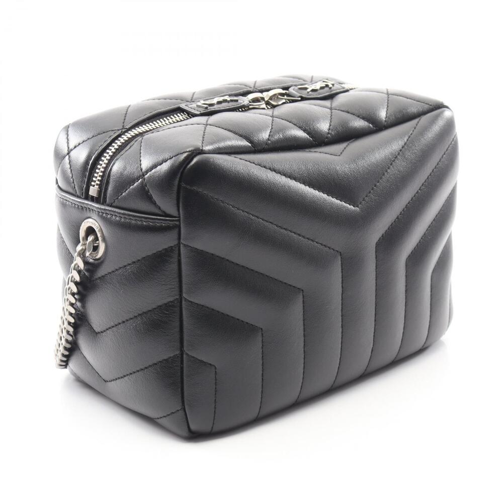 Saint Laurent Paris Loulou Shoulder Bag Leather Black